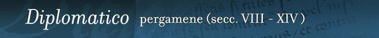 Diplomatico: pergamene (secc. VIII-XIV) - Archivio di Stato di Firenze